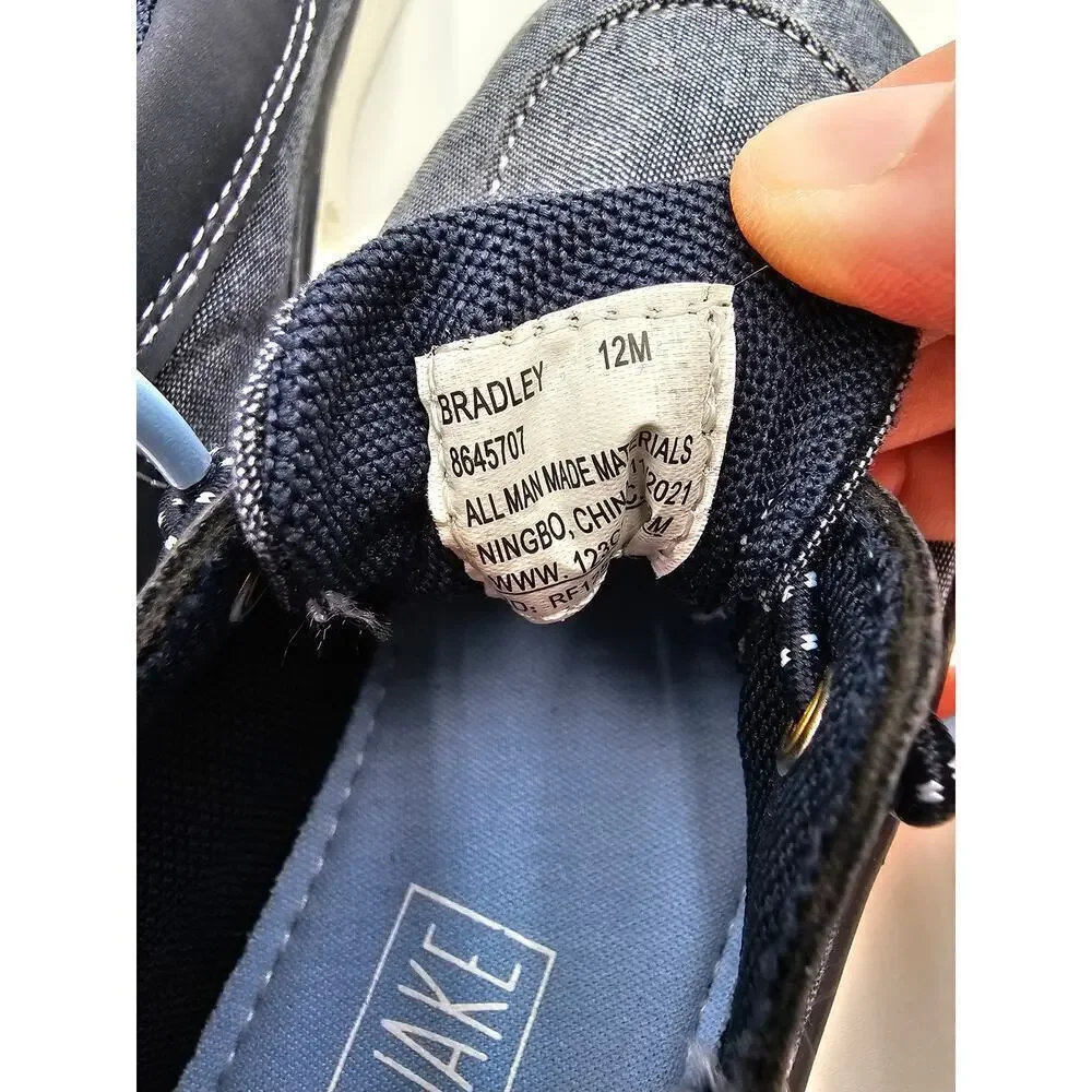 Max + Jake Boy's Size 12 Blue Boat Shoes